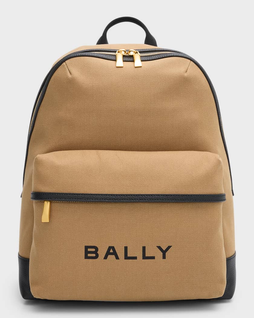 Bally logo-lettering leather bag - Black