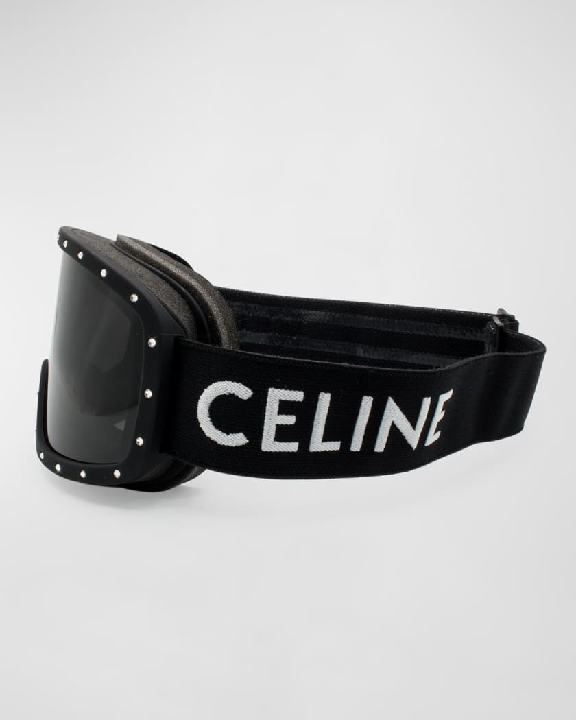 Men's Rhinestone Acetate Ski Goggles