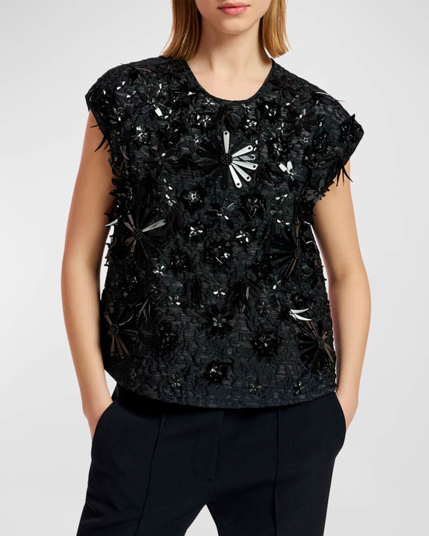 Neiman marcus sequin tops 2025