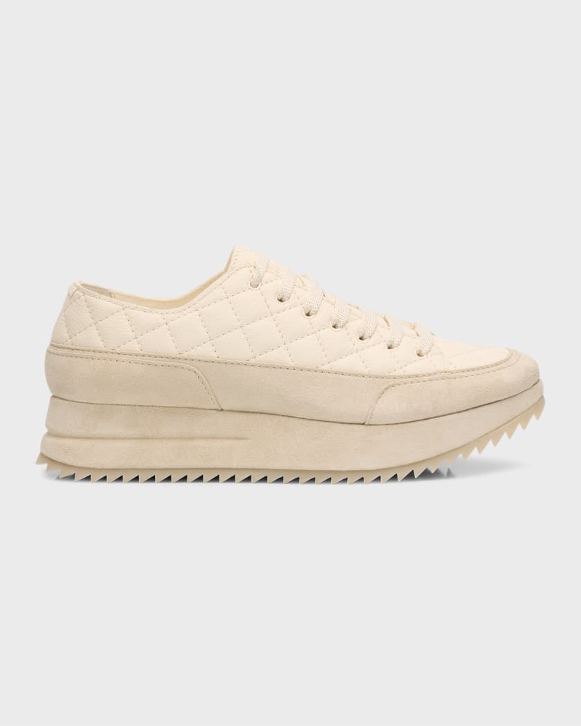 Pedro Garcia Osaka Quilted Leather Flatform Sneakers Neiman Marcus