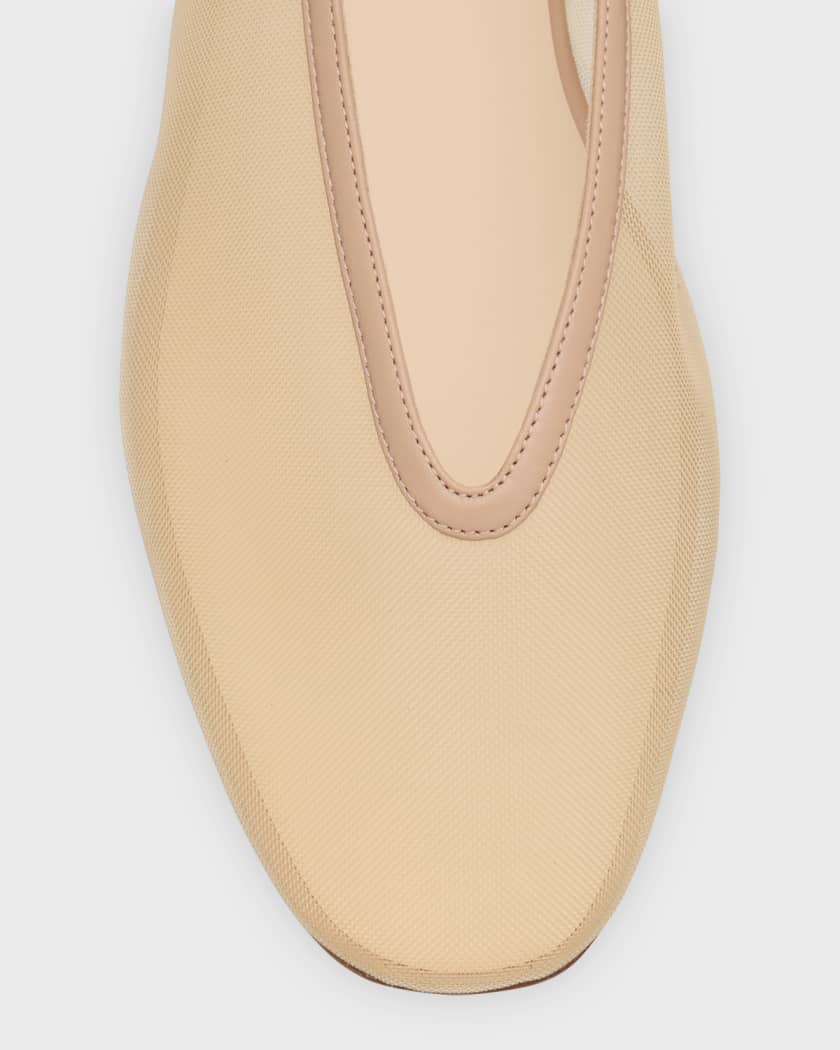 Luna Sheer Mesh Ballerina Flats