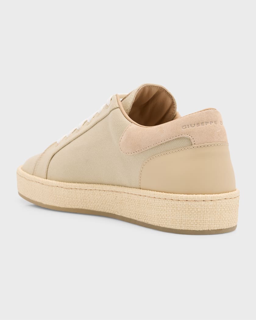 Men's Gz-City Textile and Leather Low-Top Sneakers