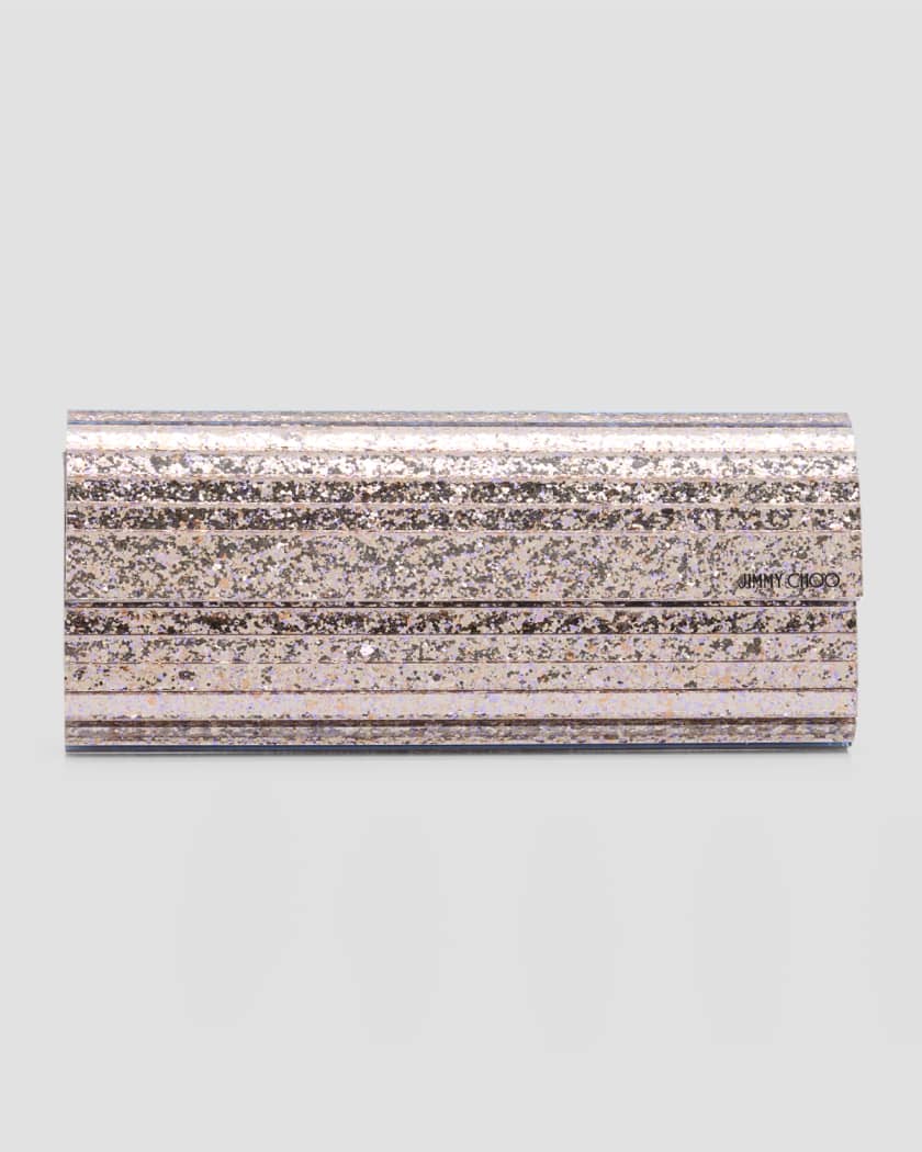 Jimmy choo sweetie glitter clutch store