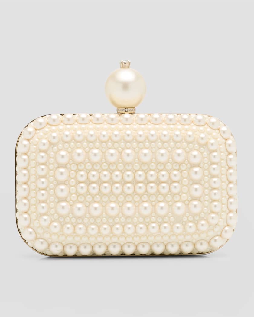 Cream Cloud Bag (FINAL Sale) Bag with Pearl Chain