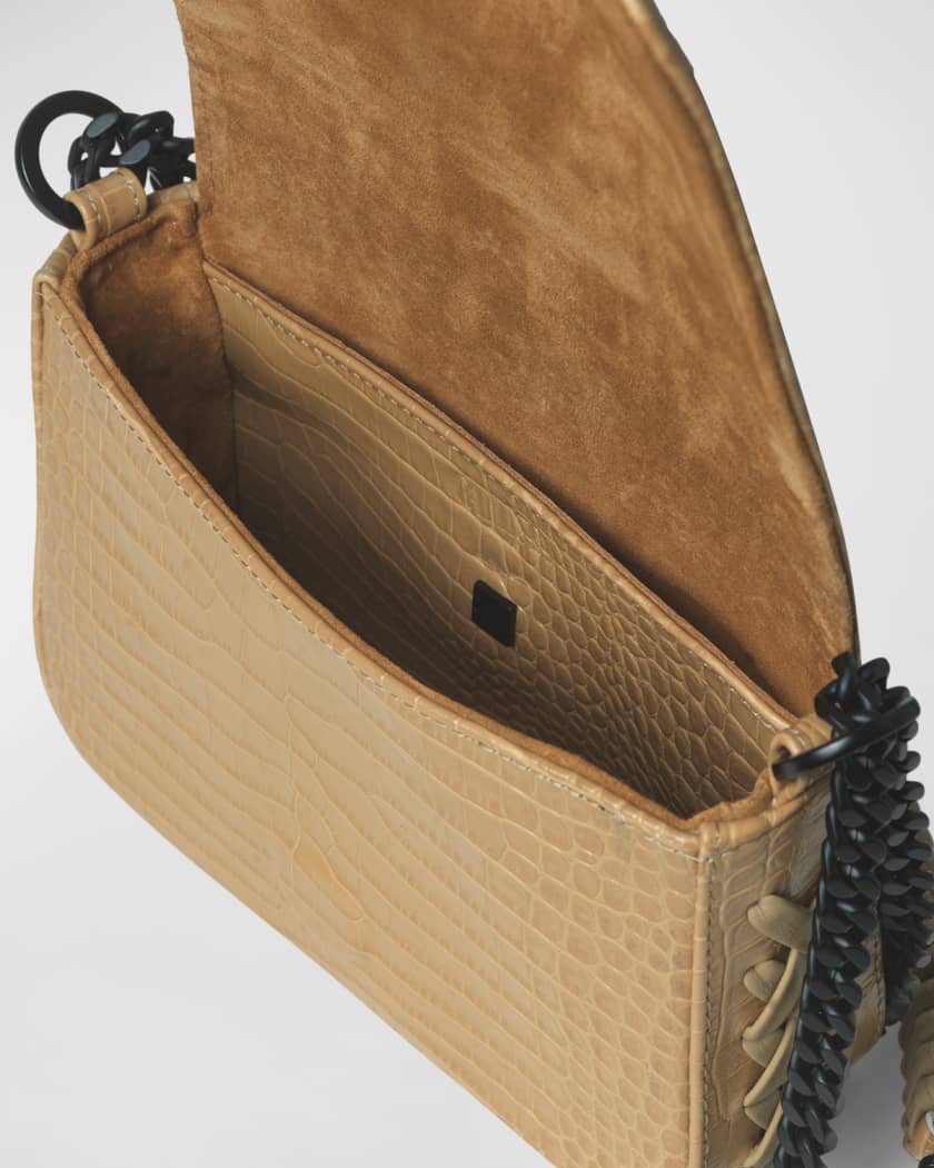 Brown Crossbody Box Bag