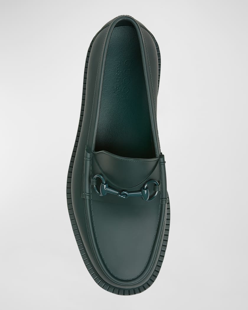 Gucci rubber loafers on sale