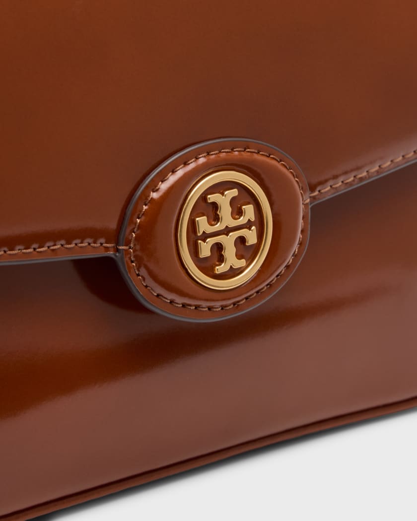 Tory Burch Robinson Convertible Patent Shoulder Bag Neiman Marcus