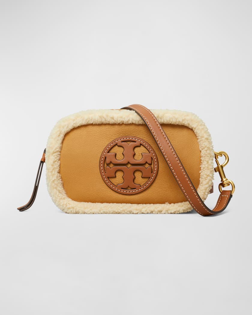 Tory Burch Miller Mini Shearling Crossbody Bag Neiman Marcus