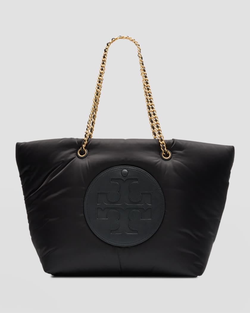 Black Monogram recycled polyester shoulder bag