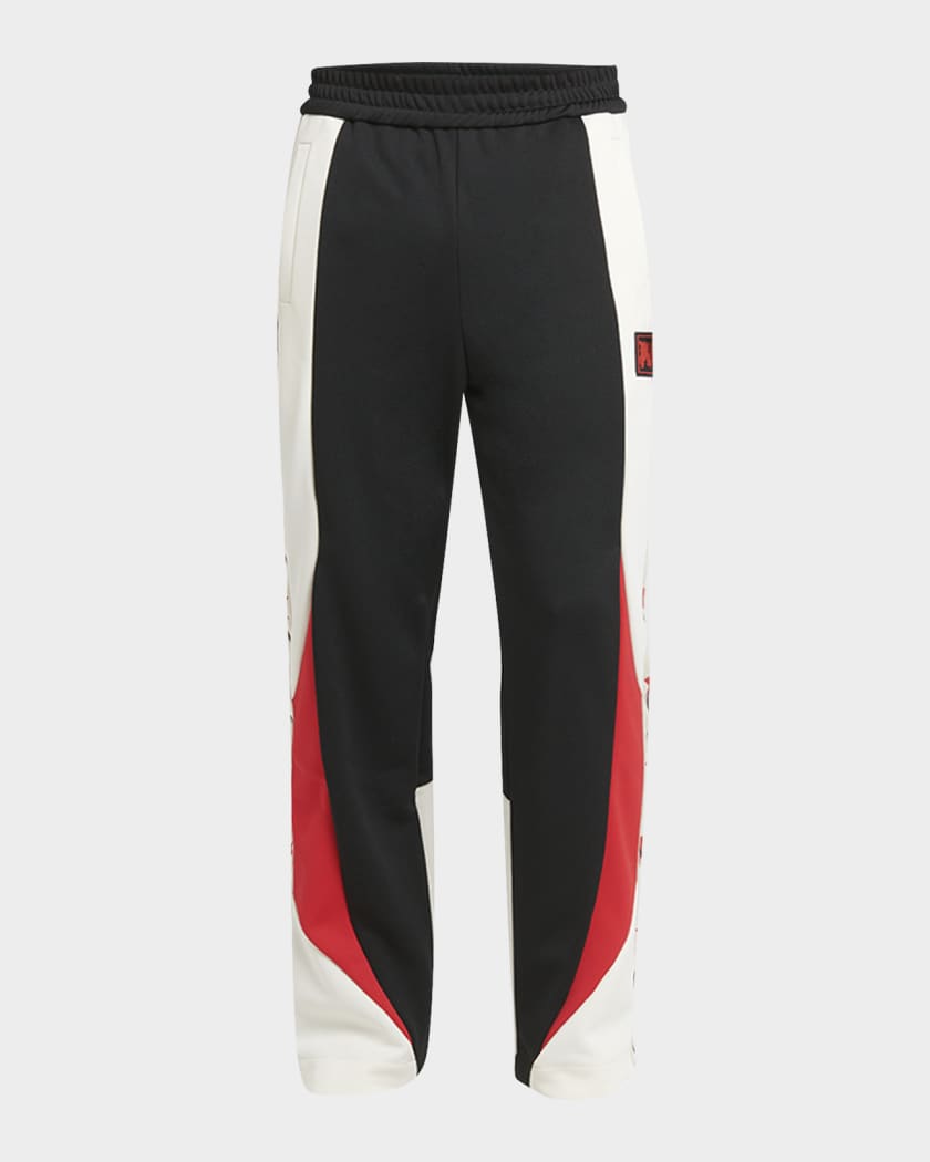 RHUDE colour-block track pants - Black