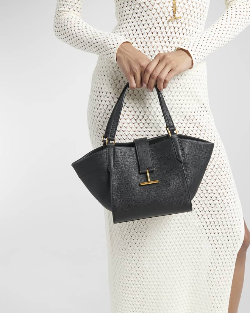 Tara Small Tote in Grained Leather