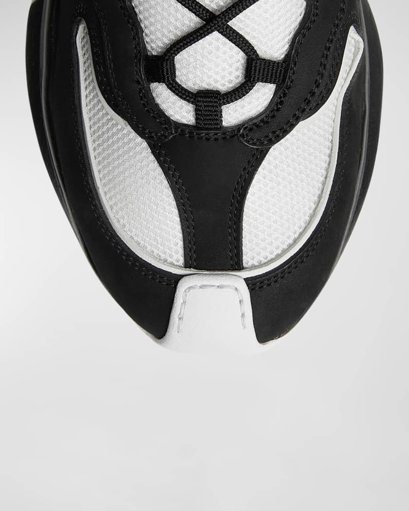 Gucci Men's Gucci Run Mesh and Suede Fashion Sneakers | Neiman Marcus