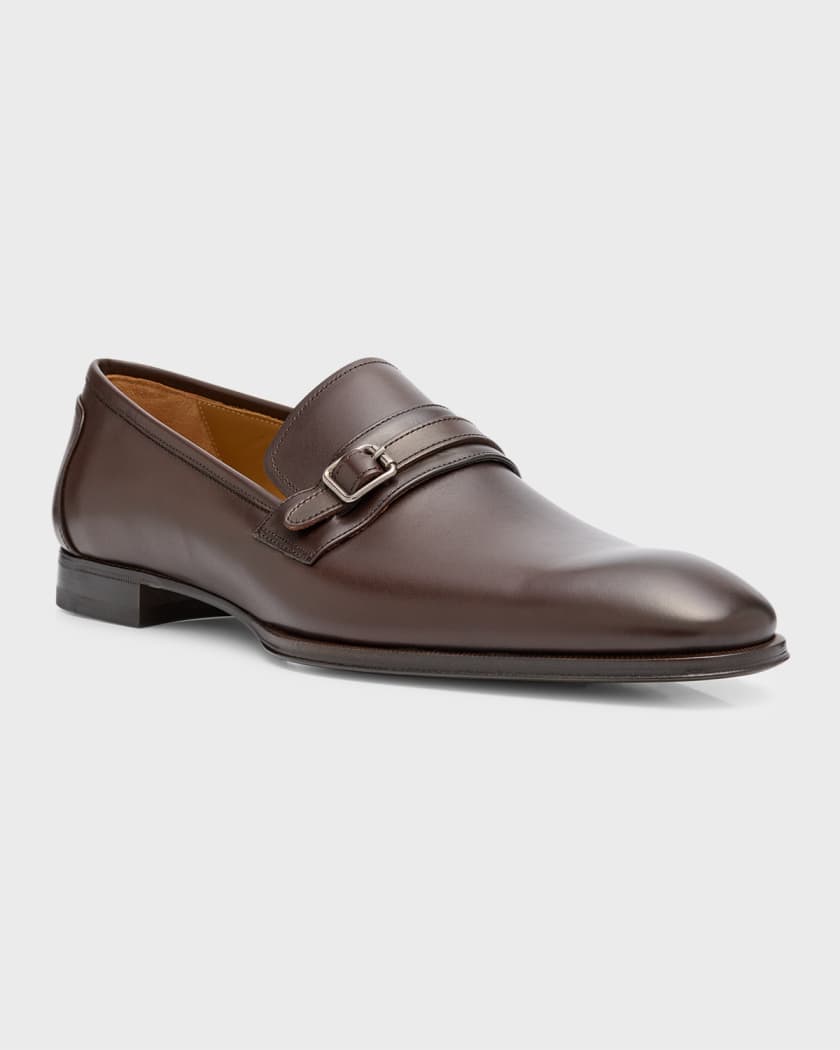 Paul Stuart Men s Burton Single Monk Strap Loafers Neiman Marcus