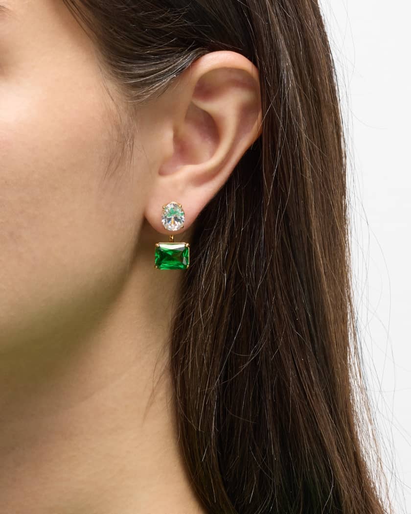 Roxanne Assoulin - The Drop Earrings Emerald