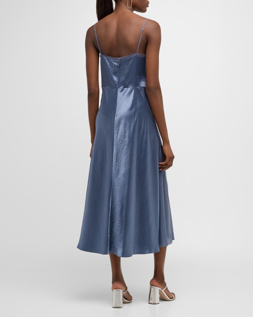Vince midi slip new arrivals dress
