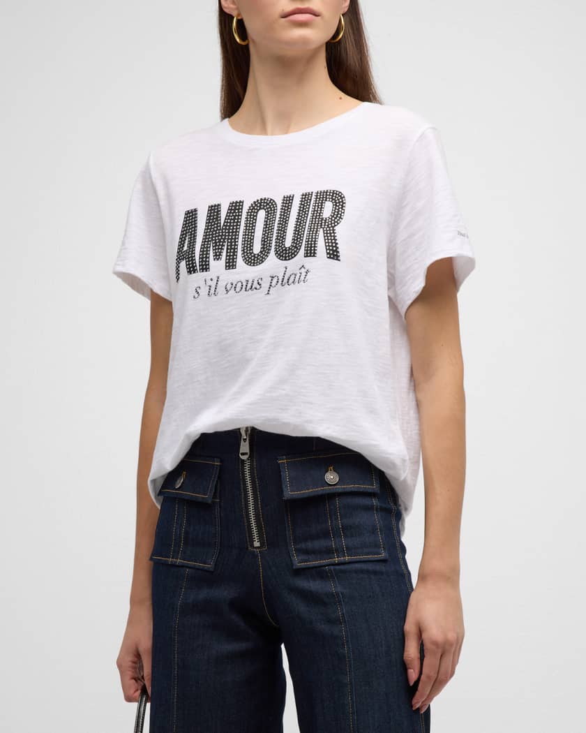 Tee shirt amour femme top
