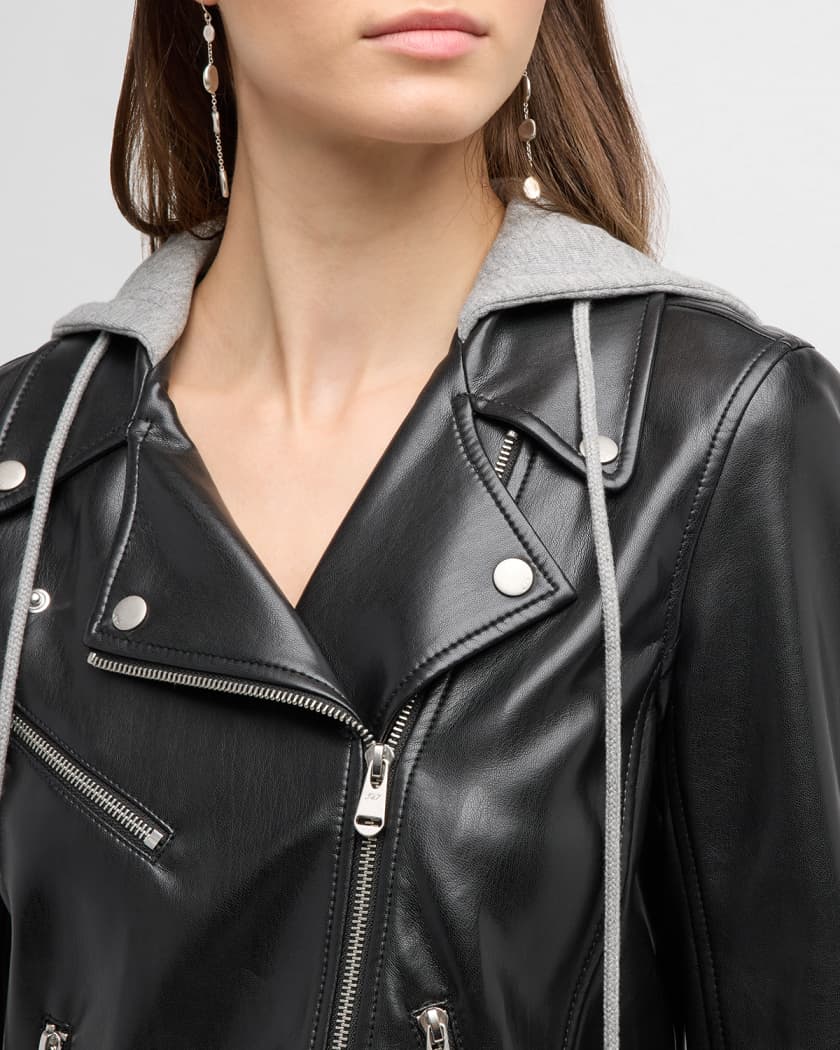 Evine faux leather jackets cheap