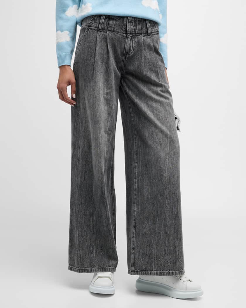 Alice and olivia wide leg jeans hotsell