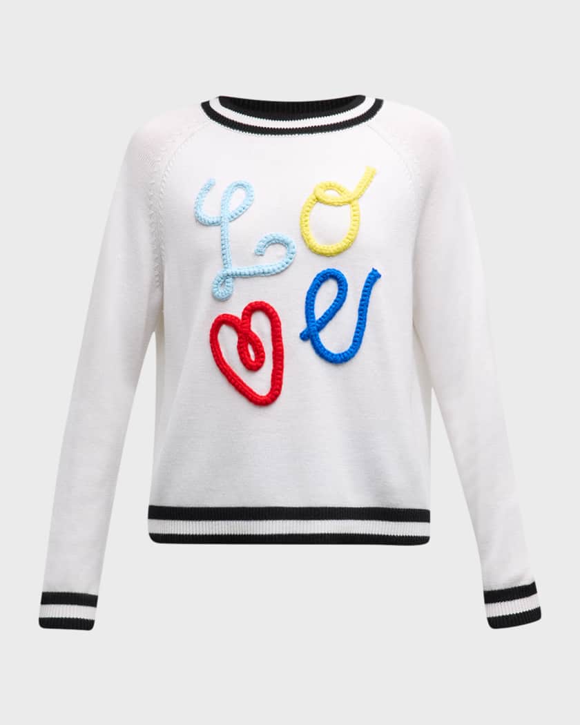 Alice and olivia heart sweater on sale