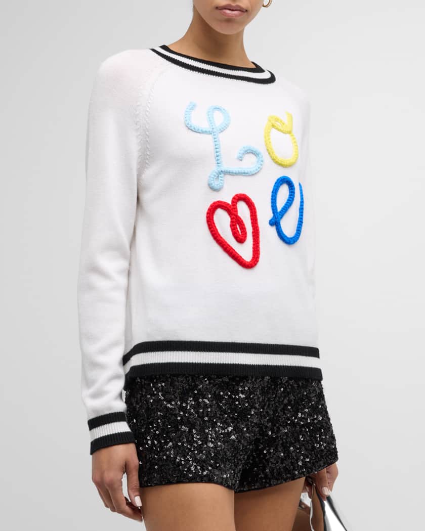 Alice and olivia heart sweater top