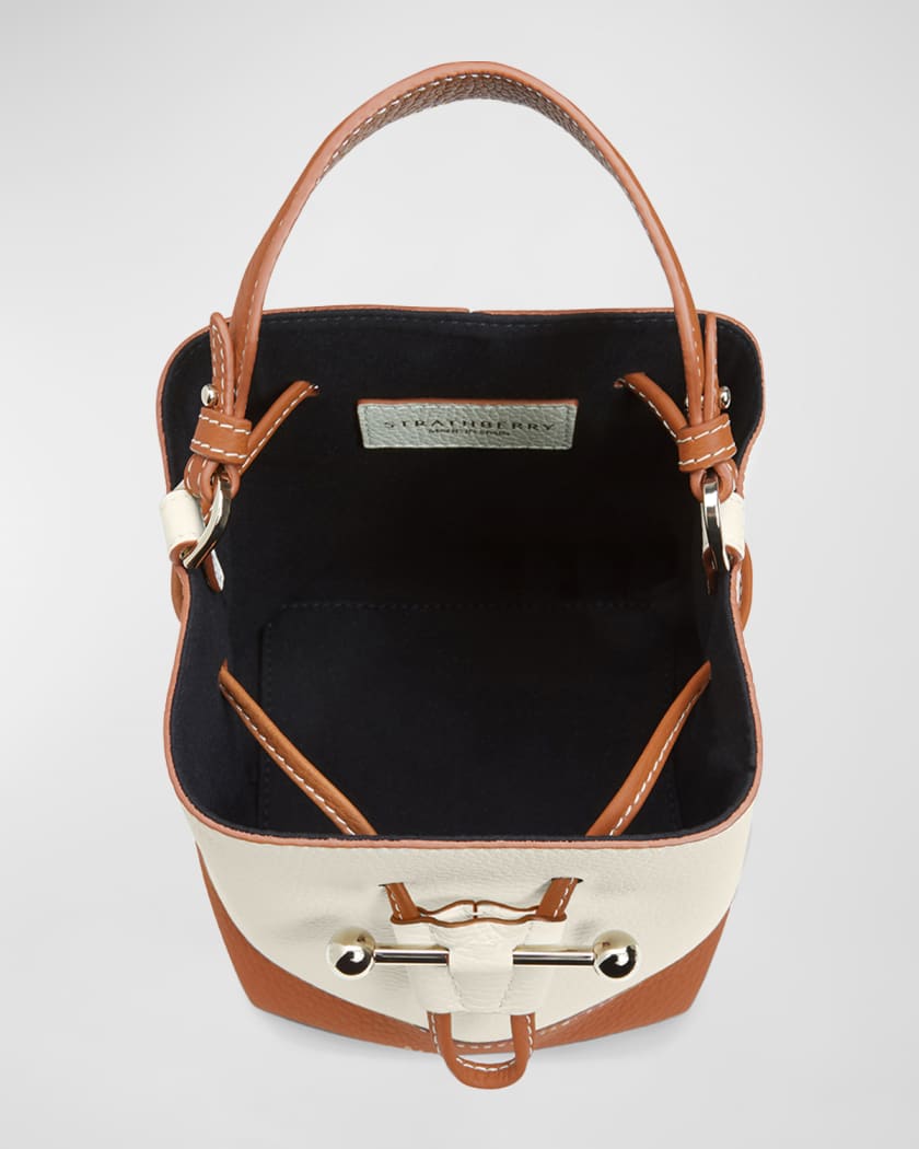 STRATHBERRY Lana Osette Drawstring Leather Crossbody Bag