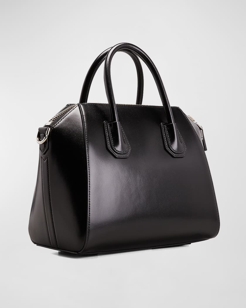 Antigona Small Top Handle Bag in Box Leather