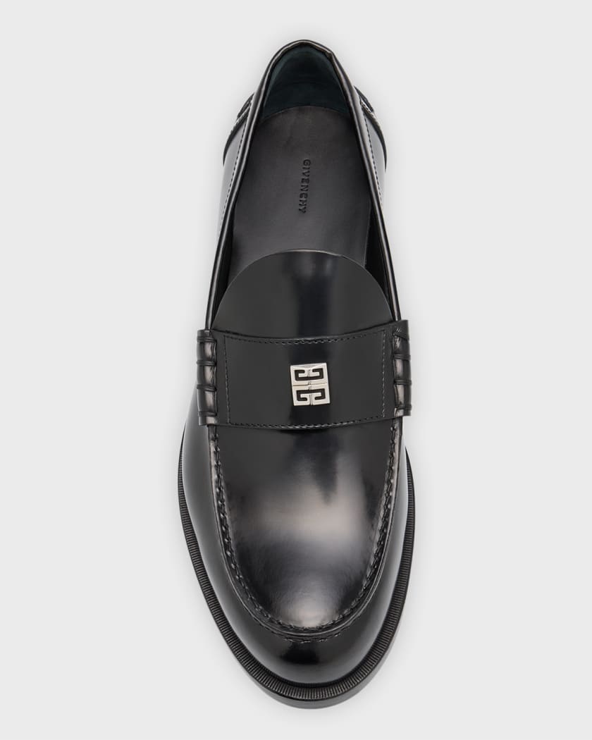 Men s Mr G Brushed Leather Penny Loafers
