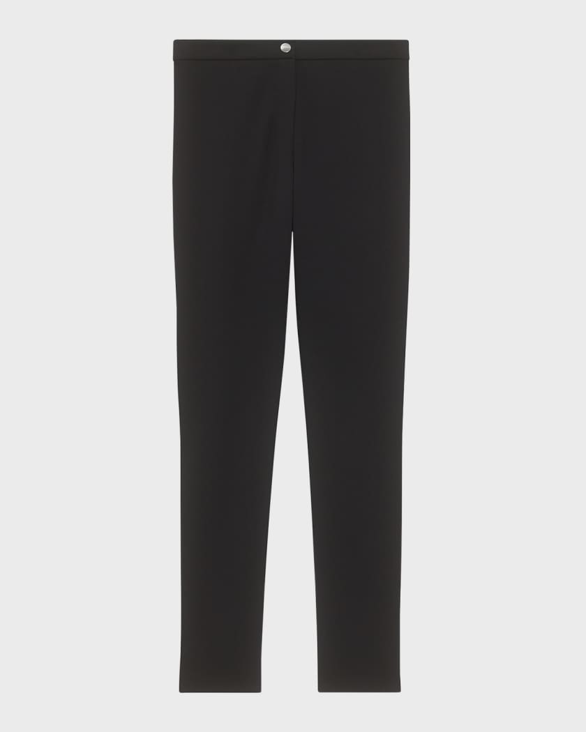 Theory High-Waist Cropped Ponte Leggings