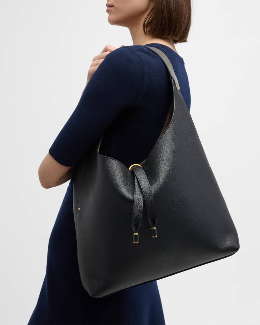 Marcie Hobo Bag in Grained Leather Neiman Marcus