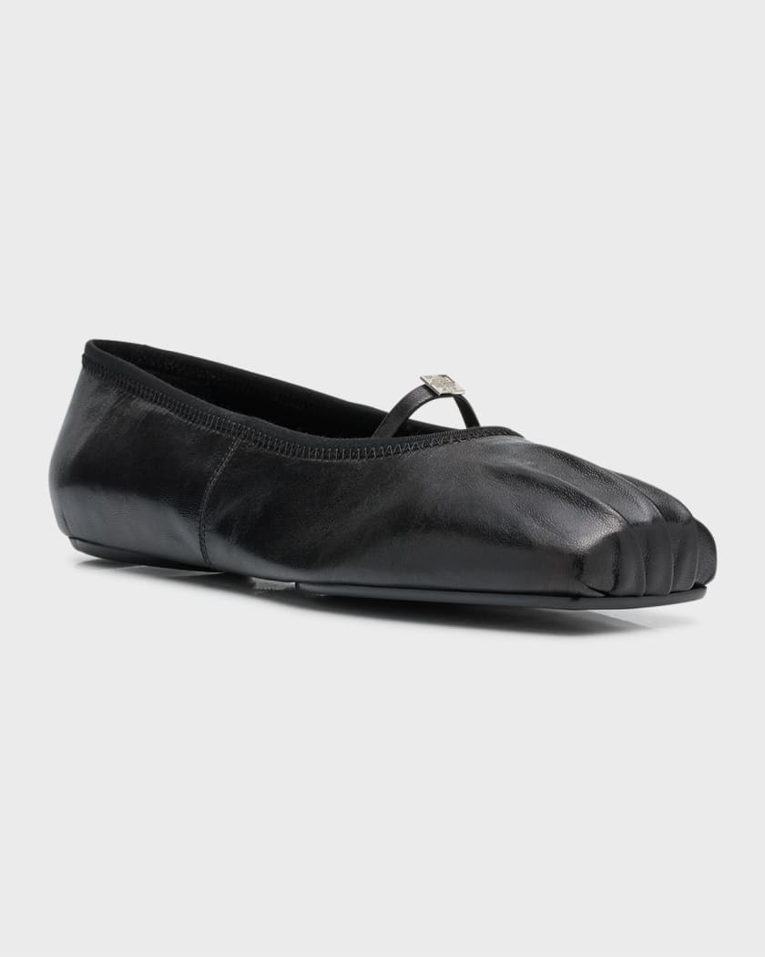 Givenchy Calfskin 4G Ballerina Flats Neiman Marcus