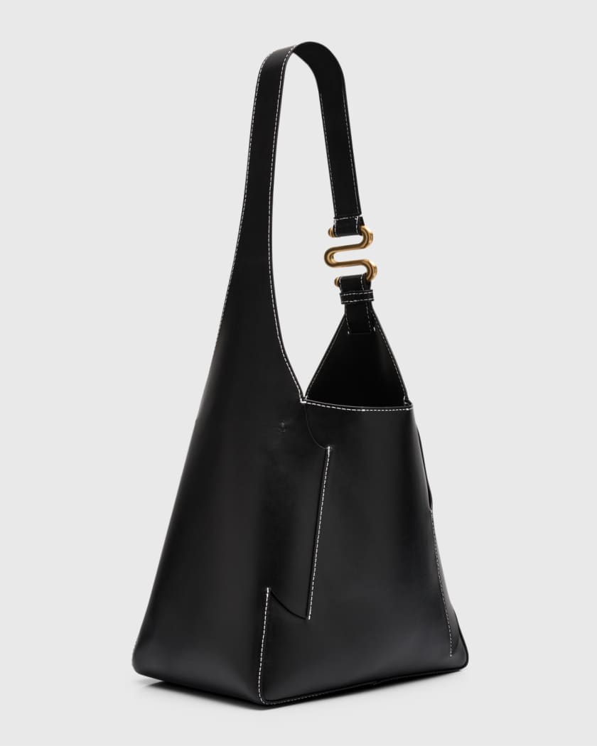 Demi lune shopper leather bag - Aesther Ekme - Women | Luisaviaroma
