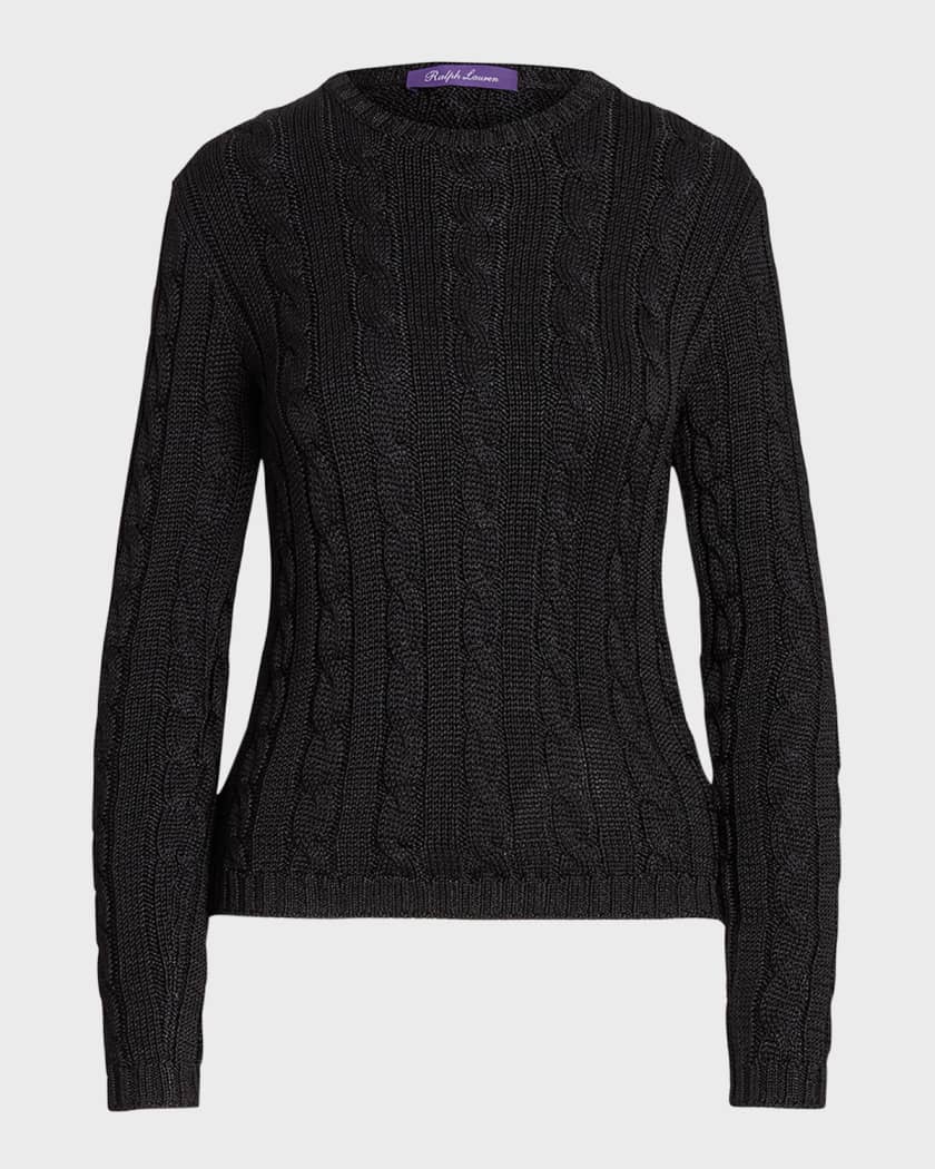 Ralph lauren silk sweater discount