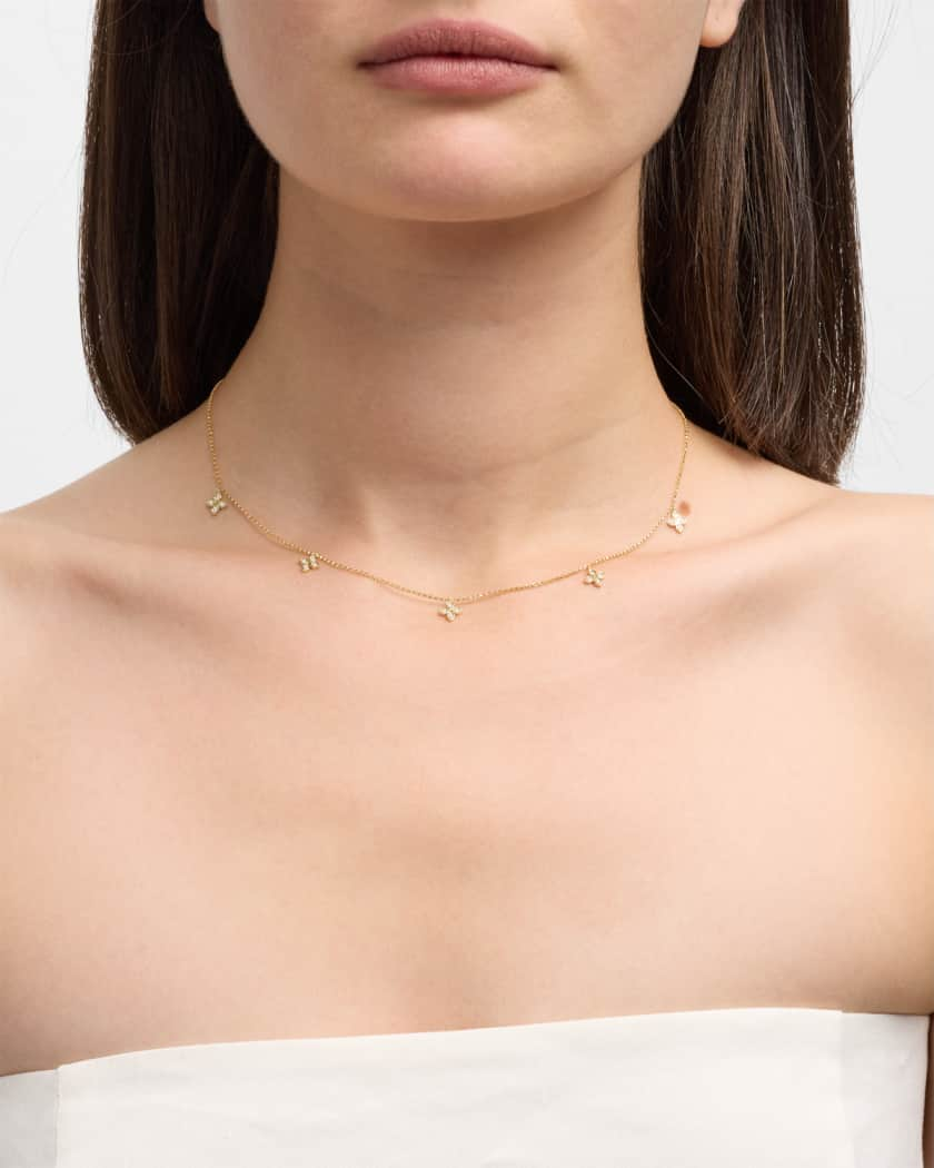 Roberto Coin Love in Verona Diamond Zipper Necklace