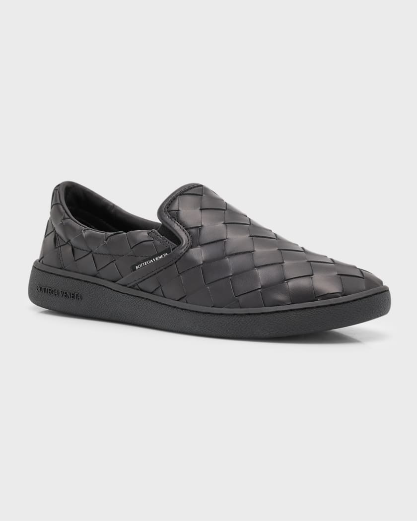 Woven slip on sneakers outlet