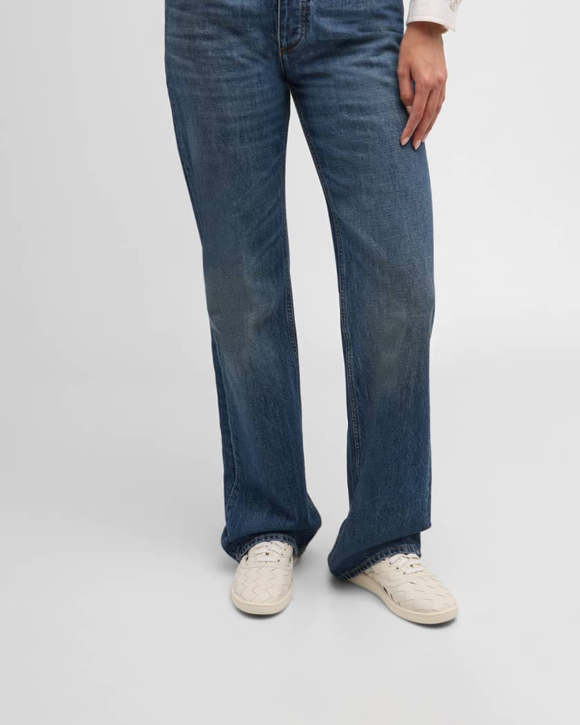 Sawyer Intrecciato Leather Low-Top Sneakers