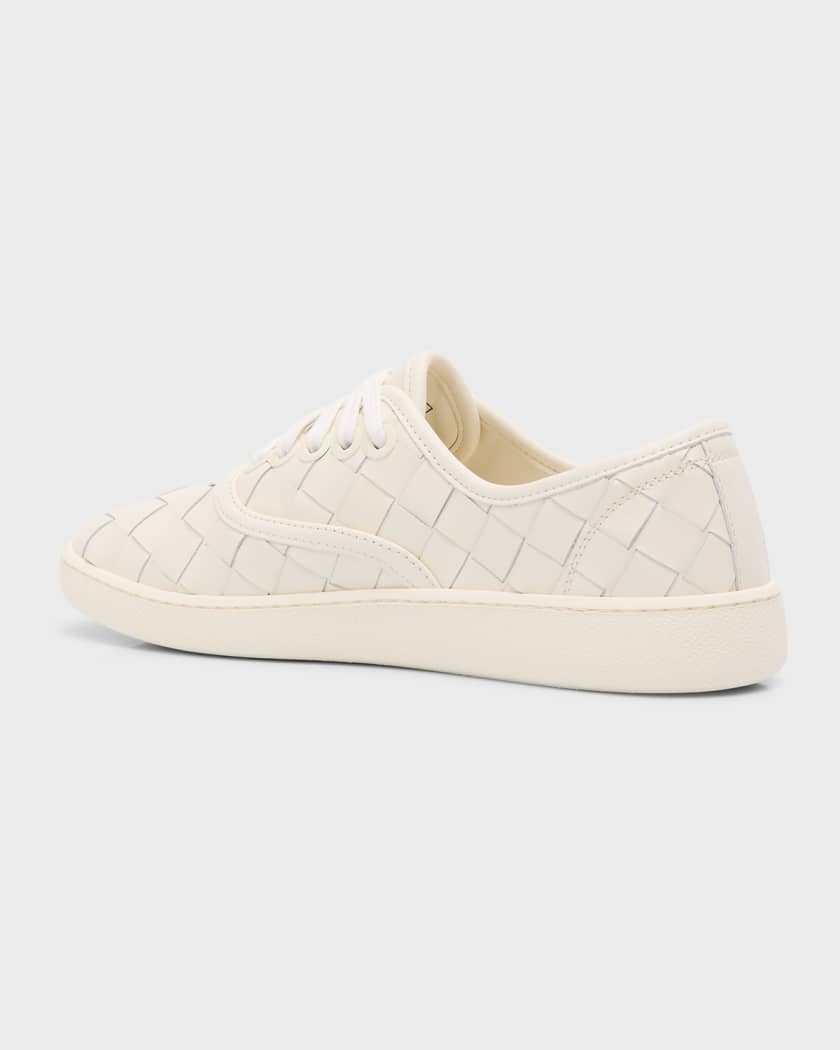 Sawyer Intrecciato Leather Low-Top Sneakers
