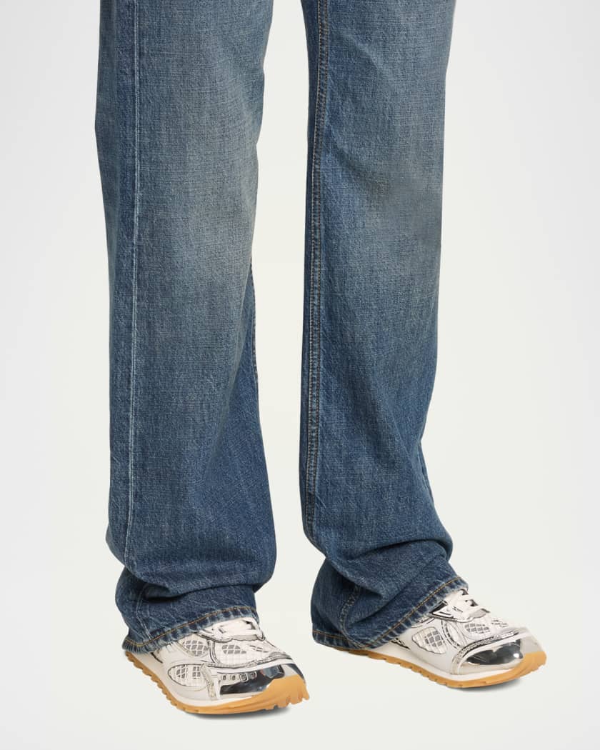 Orbit Metallic Net Runner Sneakers