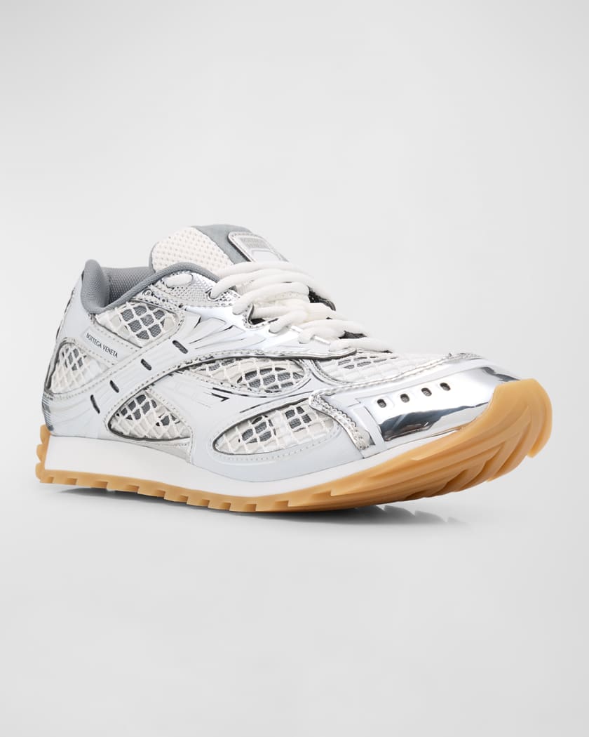 Orbit Metallic Net Runner Sneakers