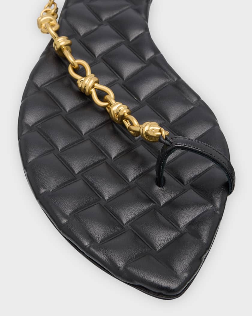 Bottega veneta padded flat sandals shop