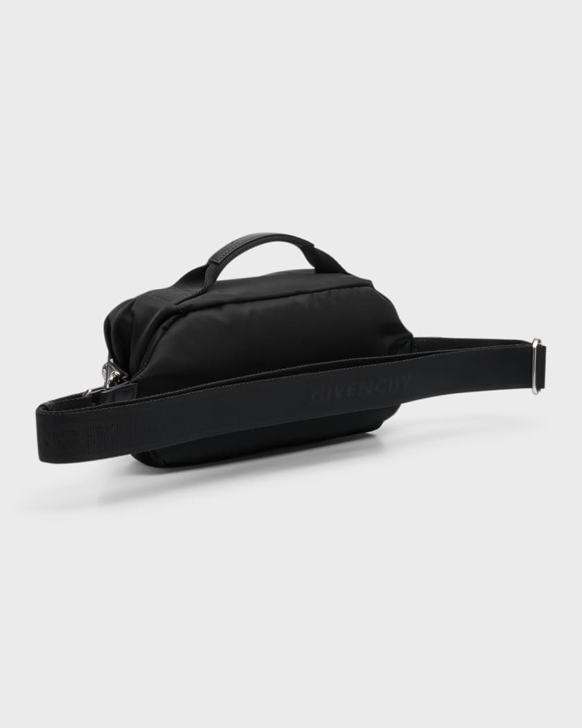 Givenchy Men s G Zip Nylon Crossbody Belt Bag Neiman Marcus