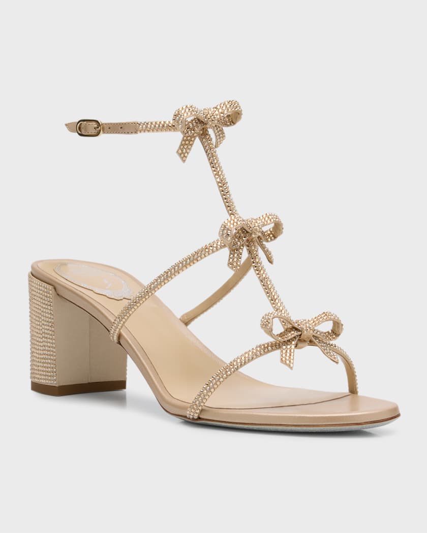 Rene caovilla bow sandals 2025