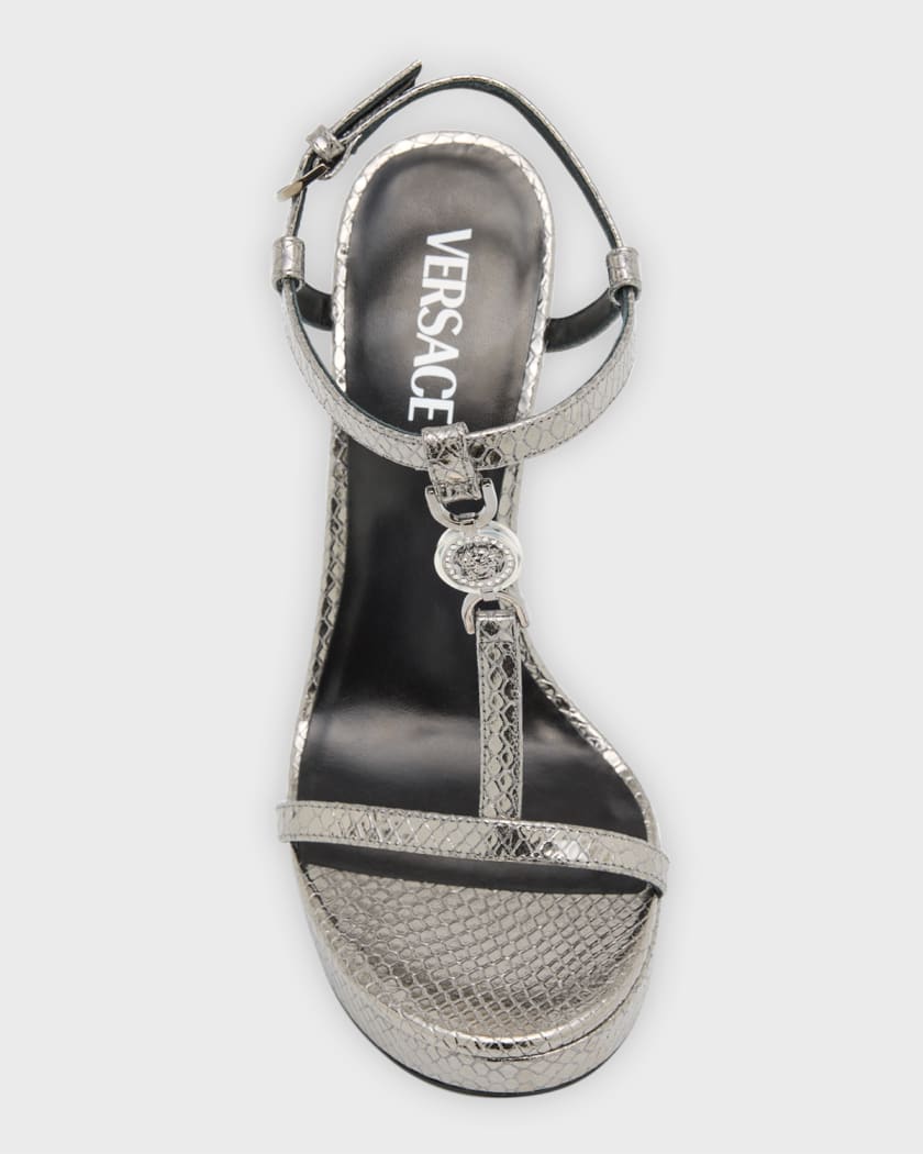 Versace medusa platform sandals shop