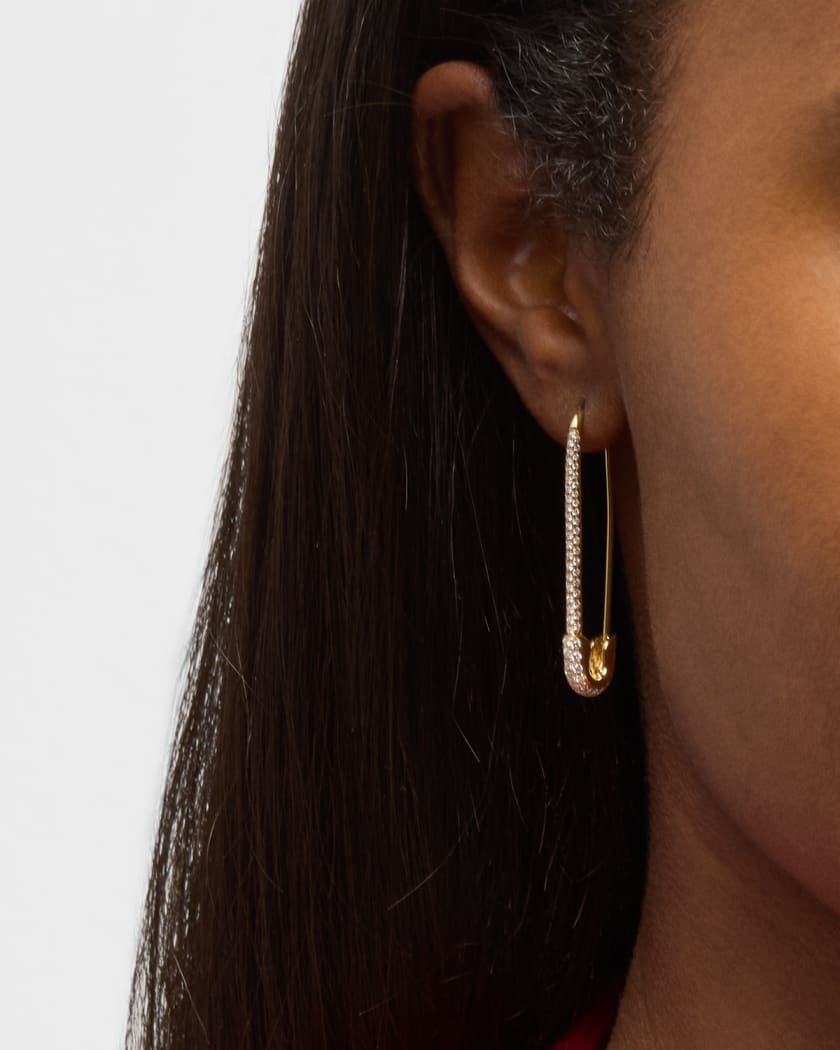 Anita Ko Safety Pin Earring Yellow Gold - Anita Ko - Earrings for Women - Mad Lords