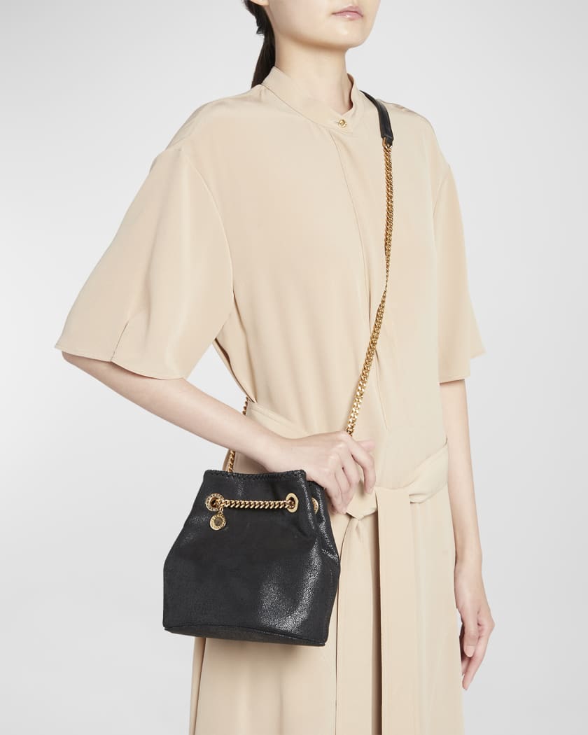 Falabella Vegan Leather Chain Bucket Bag