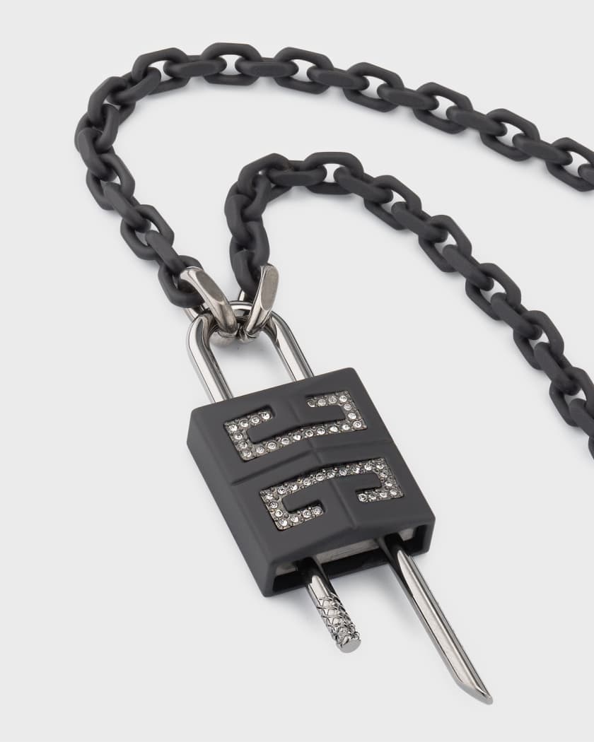 Mens lock pendant sale