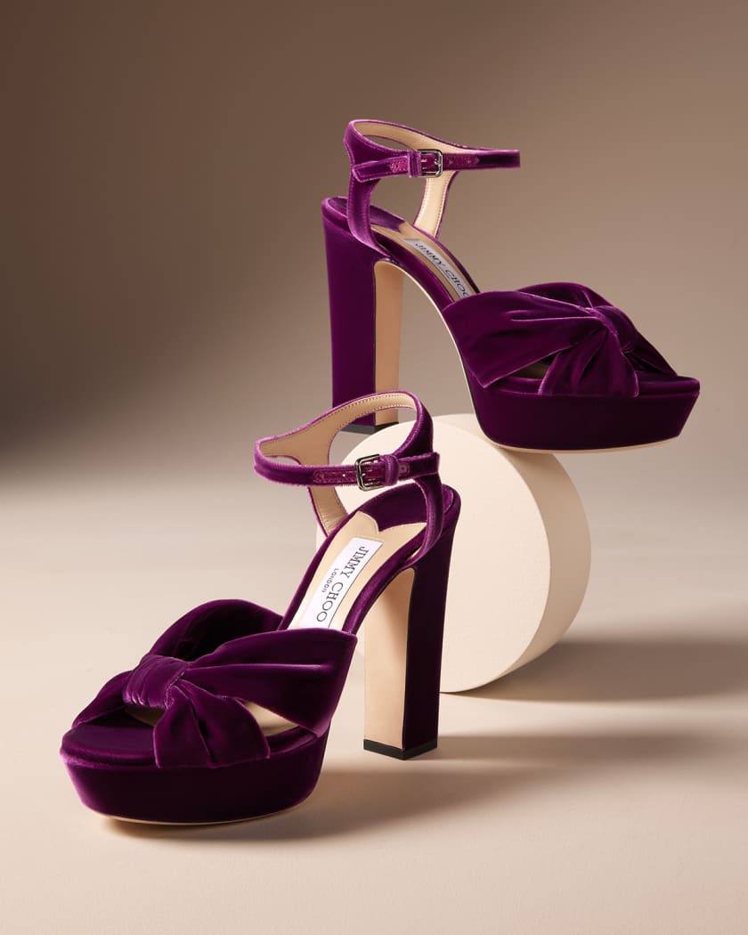 Heloise 120 velvet sandals