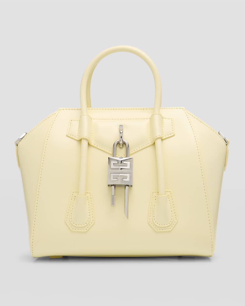 Givenchy Antigona Lock Mini Top Handle Bag in Box Leather Neiman