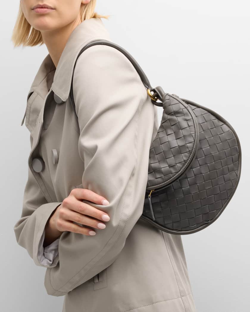 Mini Intrecciato Leather Shoulder Bag