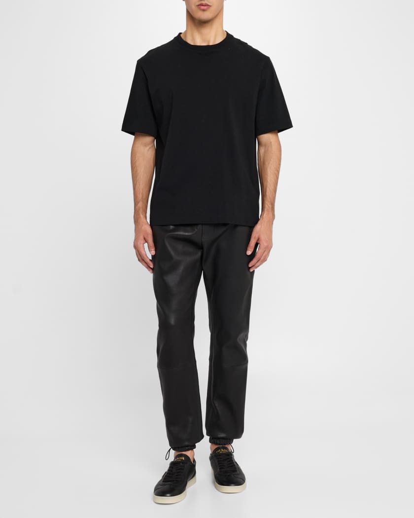 Men's Lane Deerskin Low-Top Sneakers