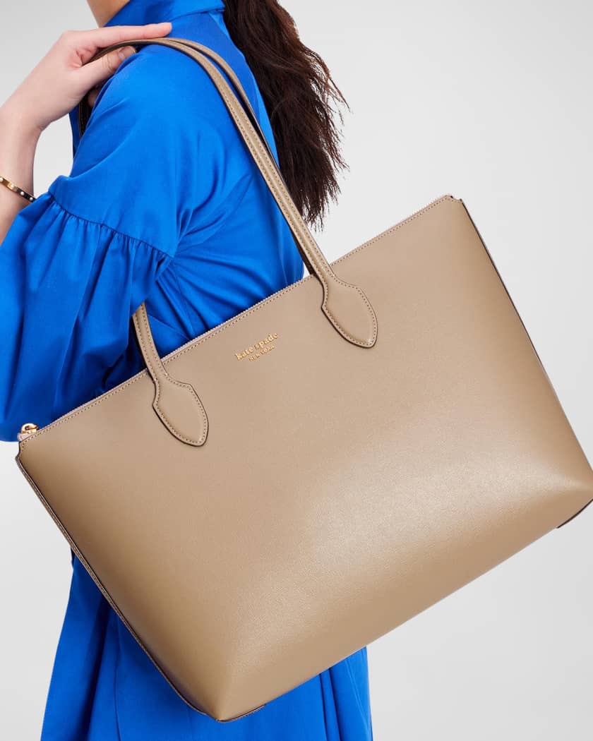 Kate Spade New York Bleecker Saffiano Leather Timeless Taupe, Crossbody Bag